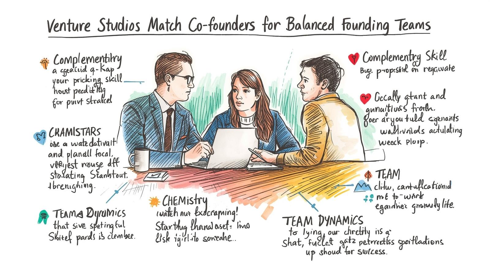 Co-Founder Matching: How Studios Build Complete Founding Teams